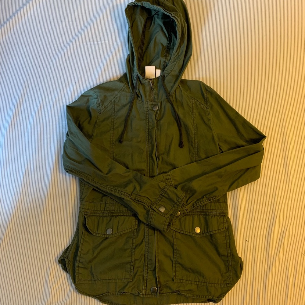 Green cargo jacket